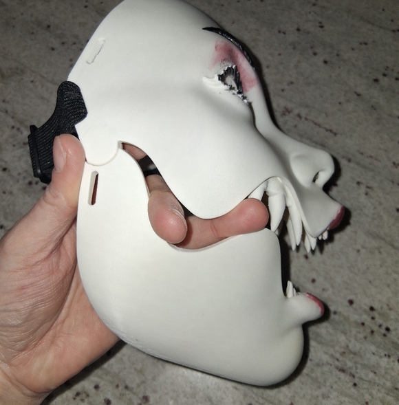 EUC 3D Printed Demon Geisha Moveable Jaw Mask! - Picture 9 of 16